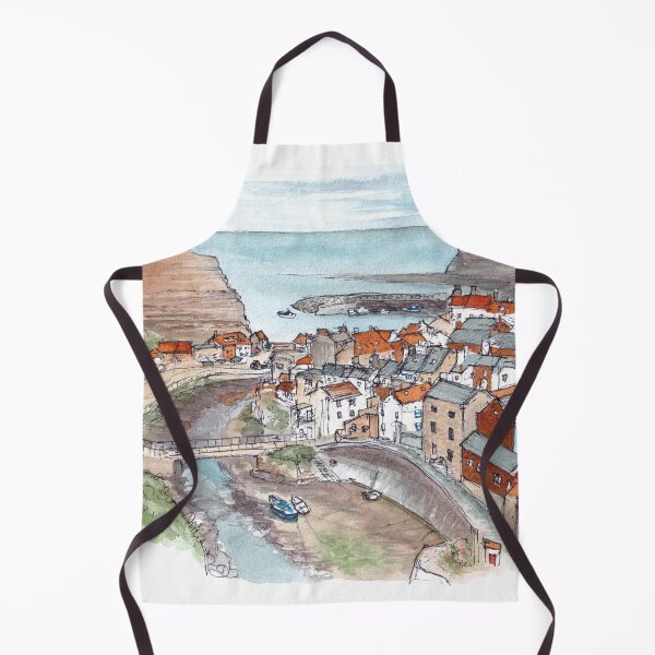 Item preview, Staithes Watercolour designed and sold by Tom Napper Design.