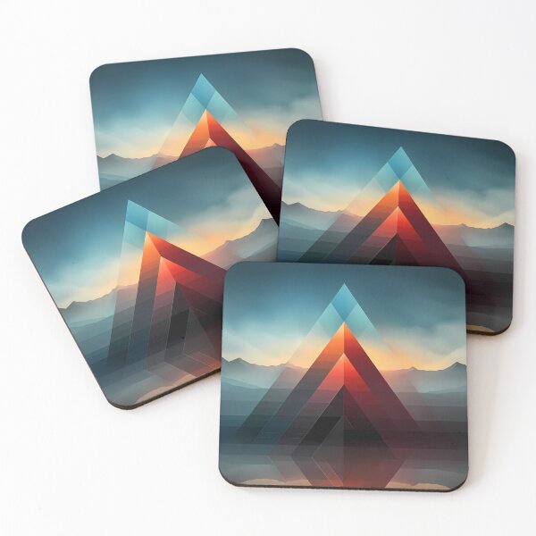 Item preview, Abstract Mountains designed and sold by Jamillionaire Shop.