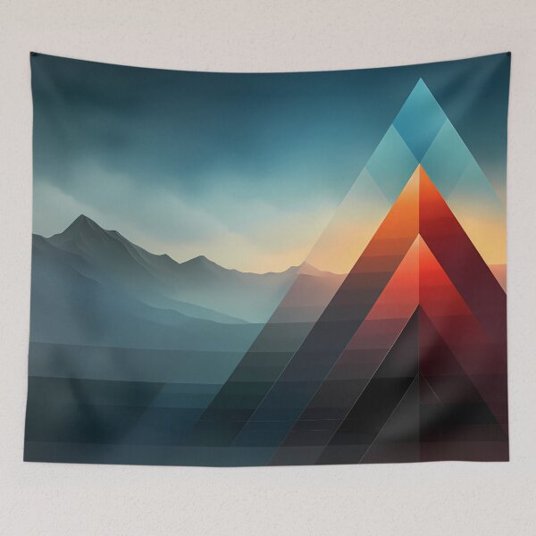 Item preview, Abstract Mountains designed and sold by Jamillionaire Shop.