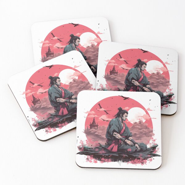 Item preview, Samurai - Sitting Meditating designed and sold by Theayll.