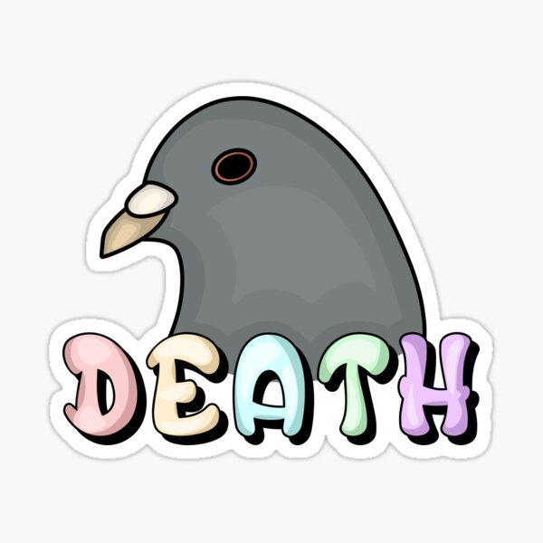 Funky Little Pigeon Sticker for Sale by sillysellsstuff