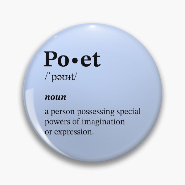 Item preview, Baby blue Poet Definition designed and sold by Charlottieloux.