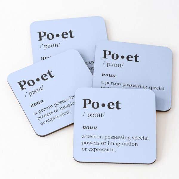 Item preview, Baby blue Poet Definition designed and sold by Charlottieloux.