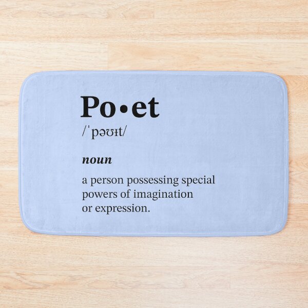 Item preview, Baby blue Poet Definition designed and sold by Charlottieloux.