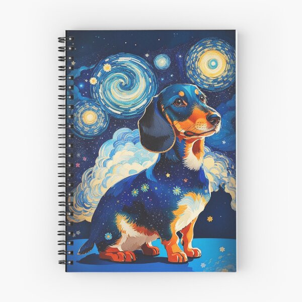 Item preview, Van gogh Starry Night Dachshund designed and sold by Vangoholic.