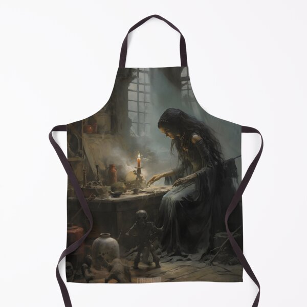 Item preview, Beautiful Fantasy Gothic Witch Preparing a Spell by Candle Light designed and sold by 2Shooze.