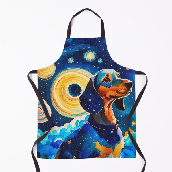 Artikelvorschau, Van Gogh Starry Night Dachshund entworfen und verkauft von Vangoholic.