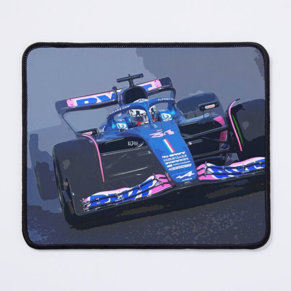 Item preview, Esteban Ocon racing in in the rain in his 2023 F1 racecar designed and sold by Rodissimus1984.