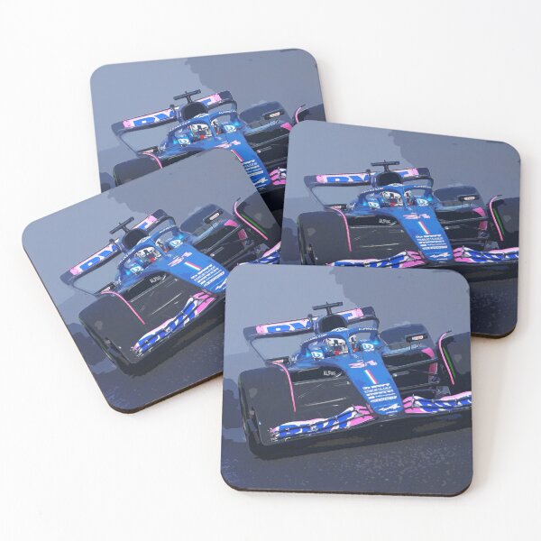 Item preview, Esteban Ocon racing in in the rain in his 2023 F1 racecar designed and sold by Rodissimus1984.