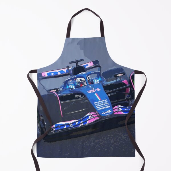 Item preview, Esteban Ocon racing in in the rain in his 2023 F1 racecar designed and sold by Rodissimus1984.