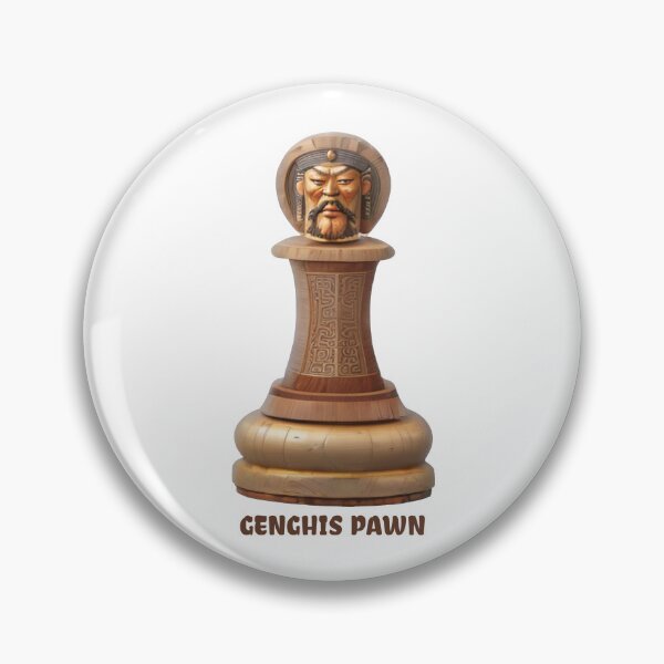 Item preview, Genghis Pawn Chess Pun designed and sold by Donovan Harshbarger.
