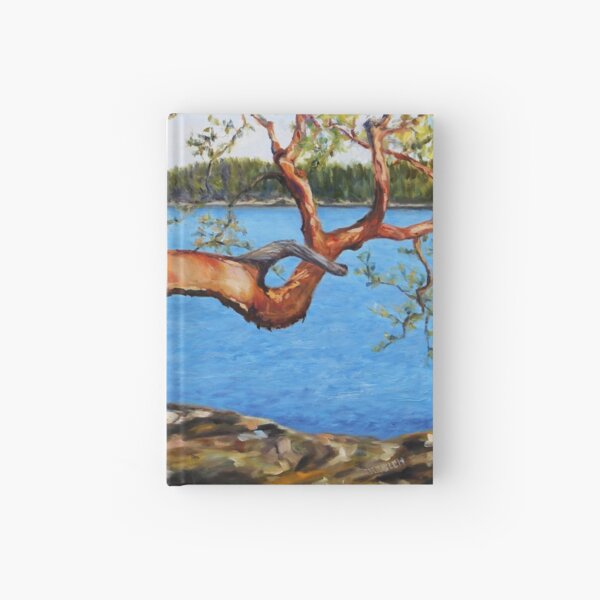 Arbutus Tree Reaching Hardcover Journal