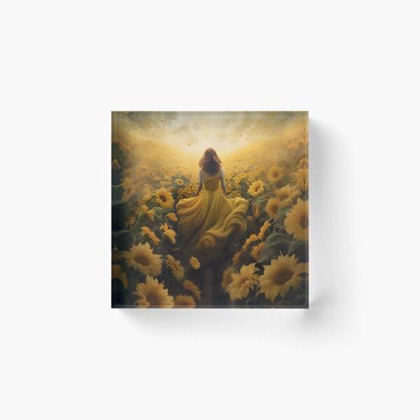 Item preview, Surreal Blooms: Sunflower Field Art designed and sold by Shirtastically.
