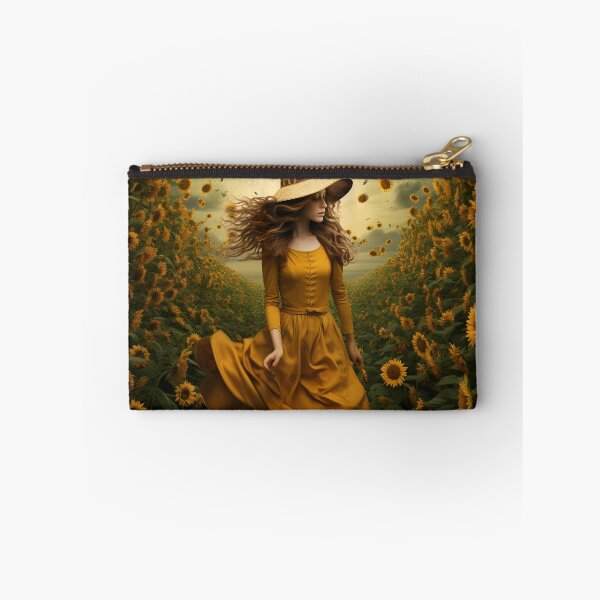 Item preview, Surrealist Sonata: Sunflower Field Vision designed and sold by Shirtastically.