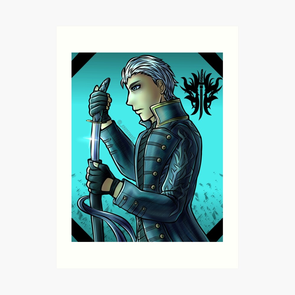 Painting Vergil - Devil May Cry 5 Fanart 