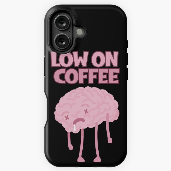 Item preview, Low On Coffee Social Battery designed and sold by ArtFromBeyond.
