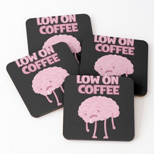 Item preview, Low On Coffee Social Battery designed and sold by ArtFromBeyond.