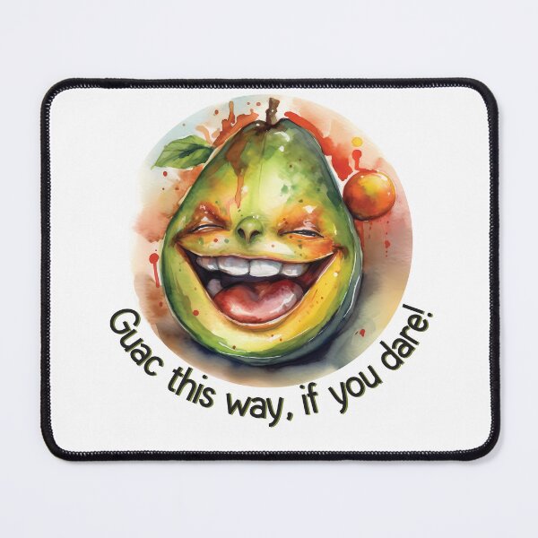 Item preview, Grinning Guacamole Delight | Avocado Art designed and sold by PopPopGfx.
