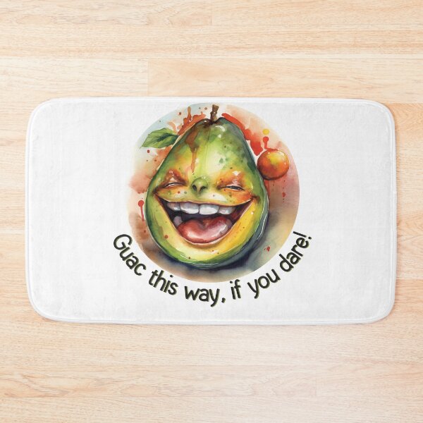 Item preview, Grinning Guacamole Delight | Avocado Art designed and sold by PopPopGfx.