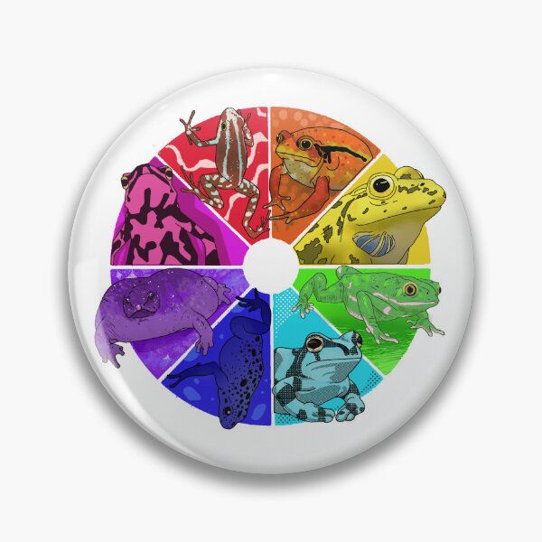 Item preview, Frog color wheel designed and sold by gayliott.