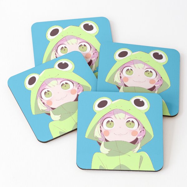 Item preview, Anime Girl Wearing Frog Raincoat designed and sold by RibbitFans101.