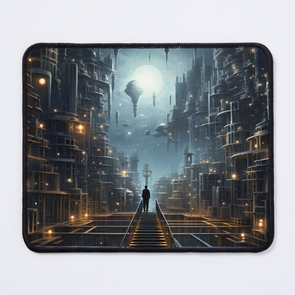Item preview, Surreal Skylines: Night Cityscape Art designed and sold by Shirtastically.