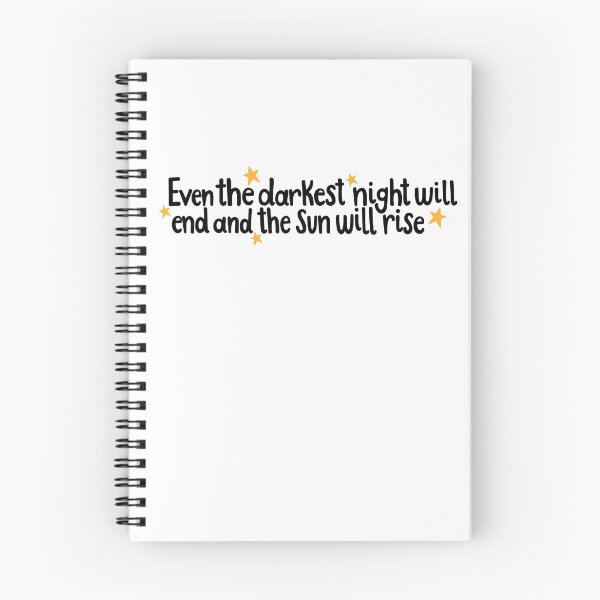 Item preview, Les Misérables Finale, Sun Will Rise Quote designed and sold by MagicallyStagey.