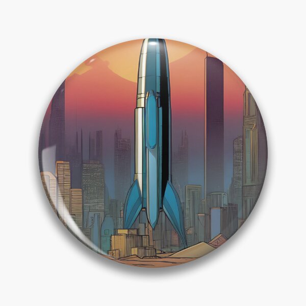 Item preview, Comic City Rocket designed and sold by Mintibix.