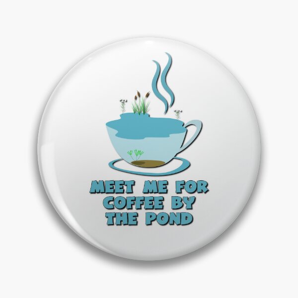 Item preview, Meet me for Coffee by the Pond designed and sold by DeadPixelDesign.
