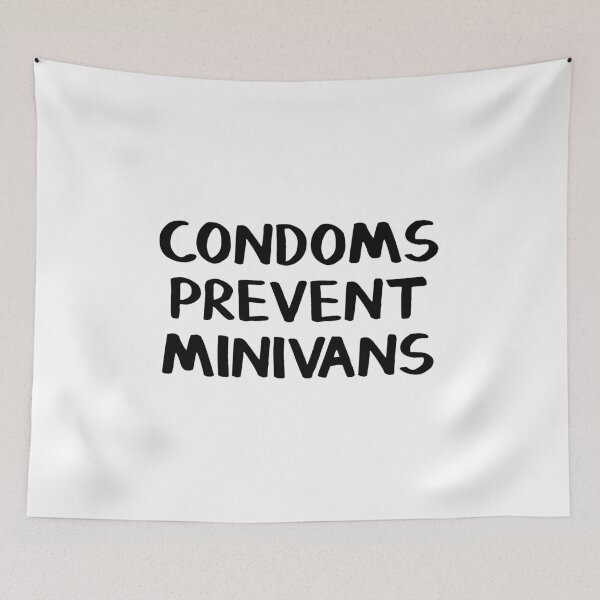 Item preview, Condoms prevent minivans designed and sold by allthetees.