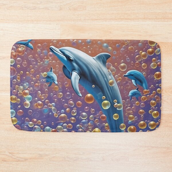 Item preview, dolphin in bubblles designed and sold by StefanVlahovic.