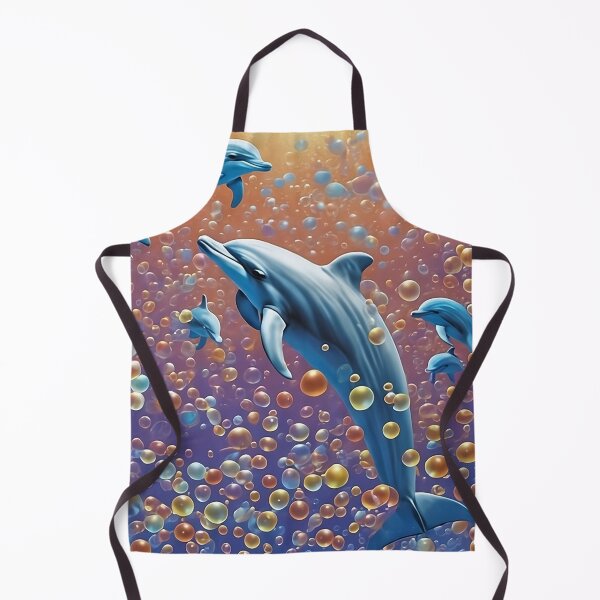 Item preview, dolphin in bubblles designed and sold by StefanVlahovic.