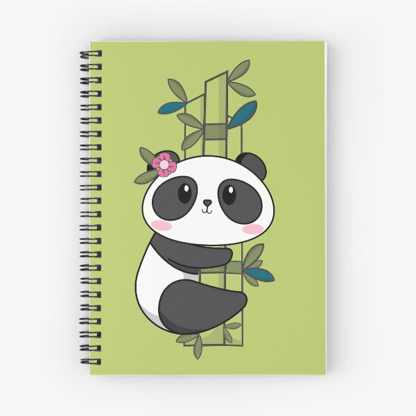 Item preview, Cute Kawaii Panda with Bamboo designed and sold by Nemesi-Artwork.