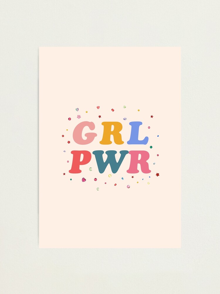 Alternate view of girl power Photographic Print