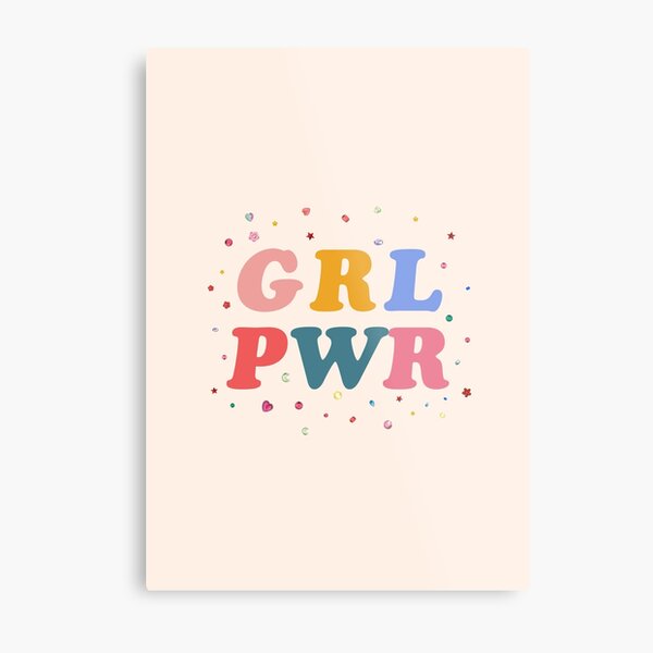 girl power Metal Print