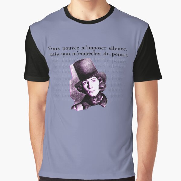 Item preview, George Sand portrait and quote designed and sold by Blacklinesw9.