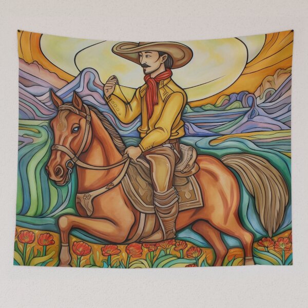 Item preview, Cowboy drawing designed and sold by ComicsFactory.