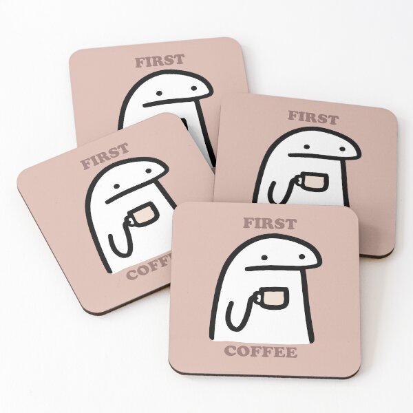 Item preview, Flork first coffee meme designed and sold by Innovativa.
