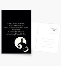Jack and Sally Postcards