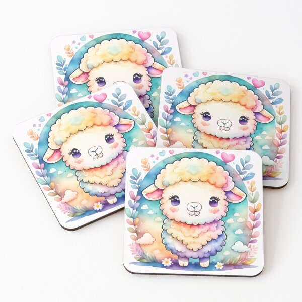Item preview, Kawaii Sheep designed and sold by Printsalotl.