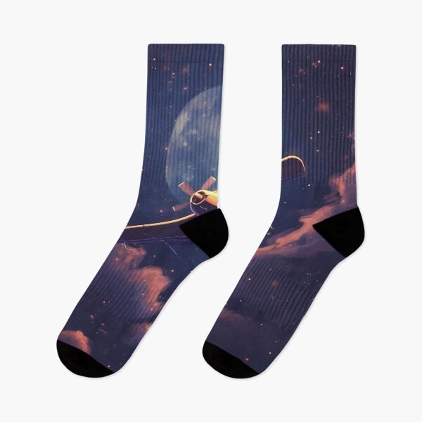 Item preview, Artistic Plane Flying Through The Night Sky designed and sold by Craft-Vision.