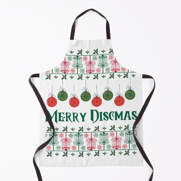 Item preview, Merry Discmas Disc Golf Holiday Ugly Sweater Pattern (dark) designed and sold by CeliacAmnesiac.
