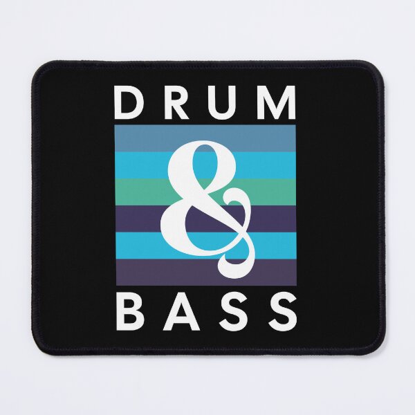 Item preview, DRUM & BASS  - Rainbow Flage (white/Blue)  designed and sold by Discothreadz.