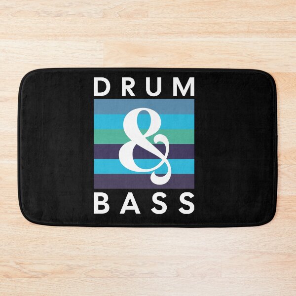 Item preview, DRUM & BASS  - Rainbow Flage (white/Blue)  designed and sold by Discothreadz.