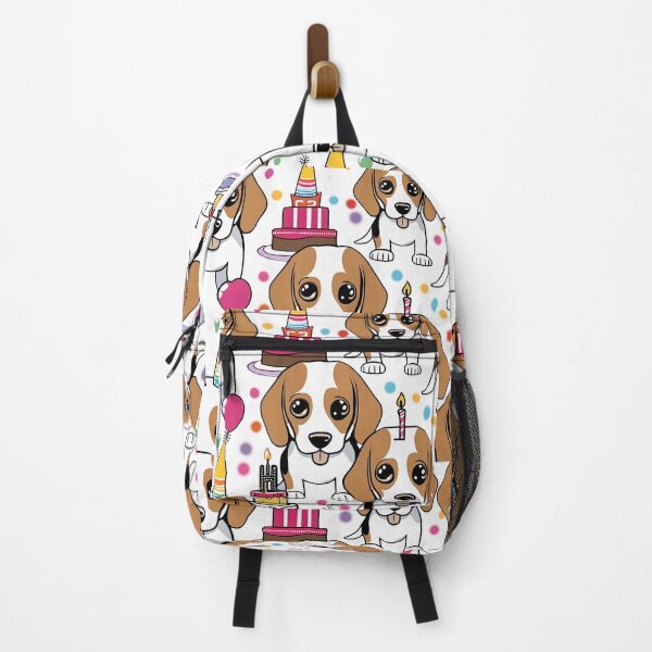 Item preview, Cute beagle wishes happy birthday designed and sold by DevushkaStore.