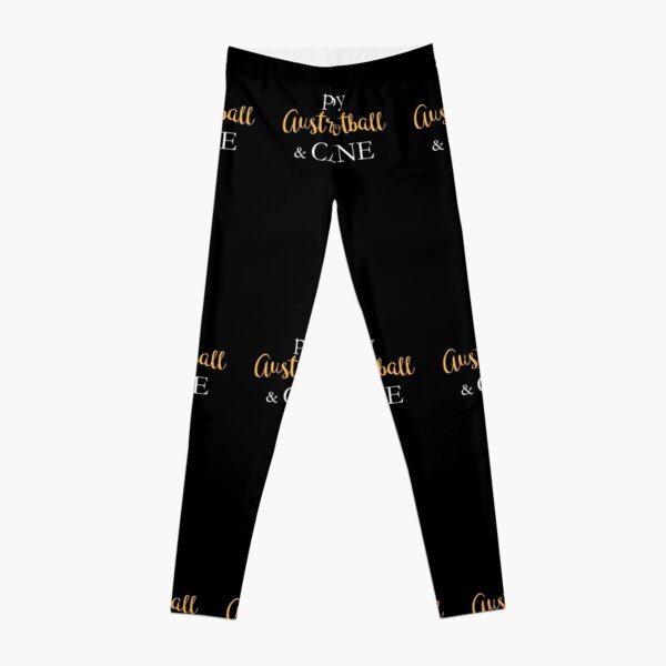 Powered By Australian Football And Caffeine Leggings