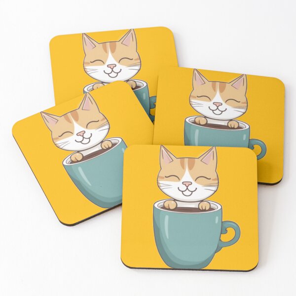 Item preview, Cat at the best time of day, coffee break. designed and sold by Floresdelimao.