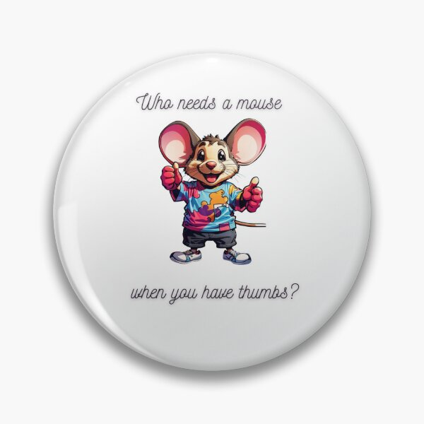 Item preview, Who needs a mouse when you have thumbs? designed and sold by CornBean.