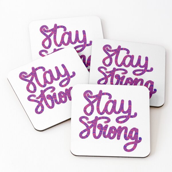 Item preview, Stay strong calligraphy 3d digital art designed and sold by Basma.el.gohary.