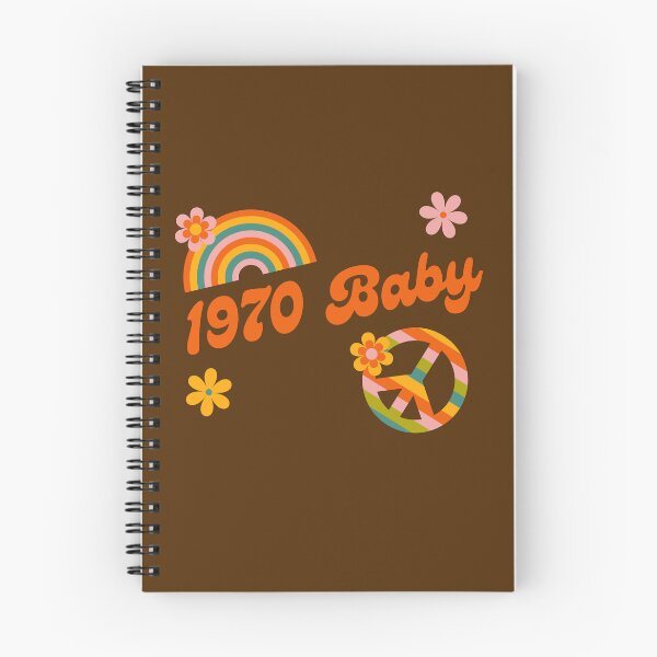 Item preview, 1970 Baby Retro Flowers Peace Sing Groovy Hippie Colors designed and sold by Brasilia.